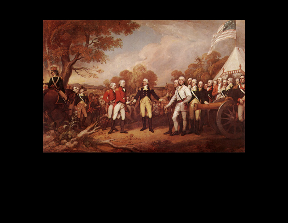 Surrender of General Burgoyne at Saratoga, New York, October 17th, 1777 | John Trumbull