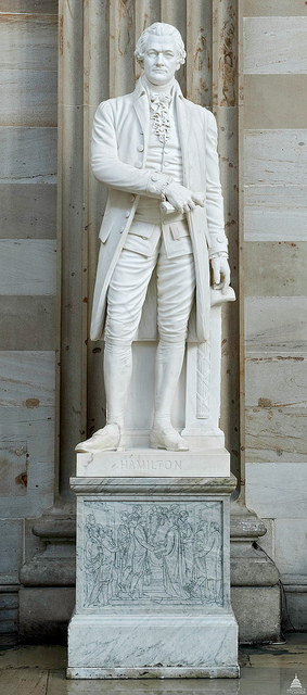 Alexander Hamilton in the Capitol Rotunda