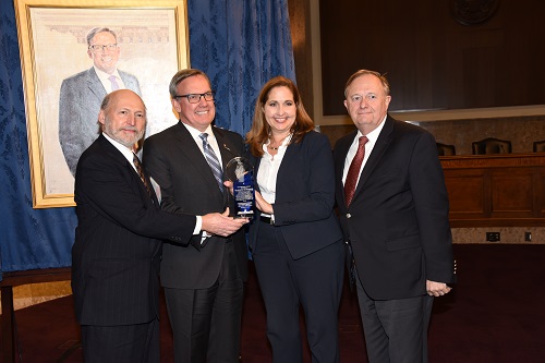 Hantman, Ayers, Merdon and Carlson with Freedom Award