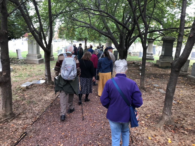 USCHS 2019 Congressional Cemetery Tour: 9/11 Memorial Path in Congressional Cemetery