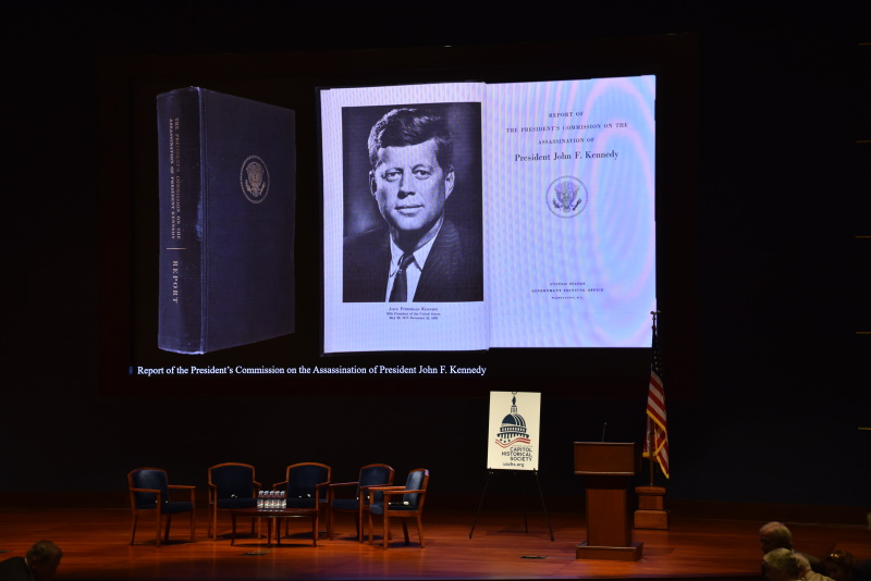USCHS Hosts 'Truth is the Only Client' Program: The U.S. Capitol Visitor Center Slideshow of images relating to the Warren Commission.