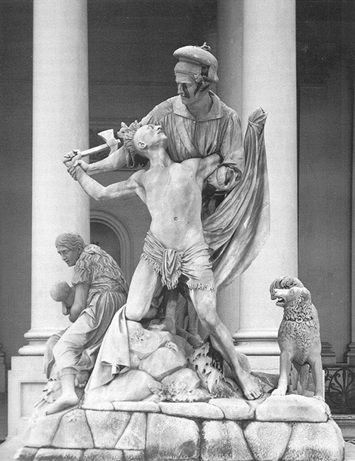The Rescue, removed from the U.S. Capitol in 1958 (Architect of the Capitol)