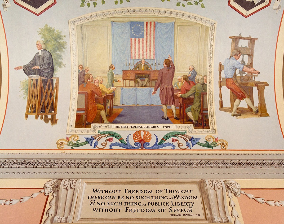 Great Experiment Hall: The First Federal Congress, 1789