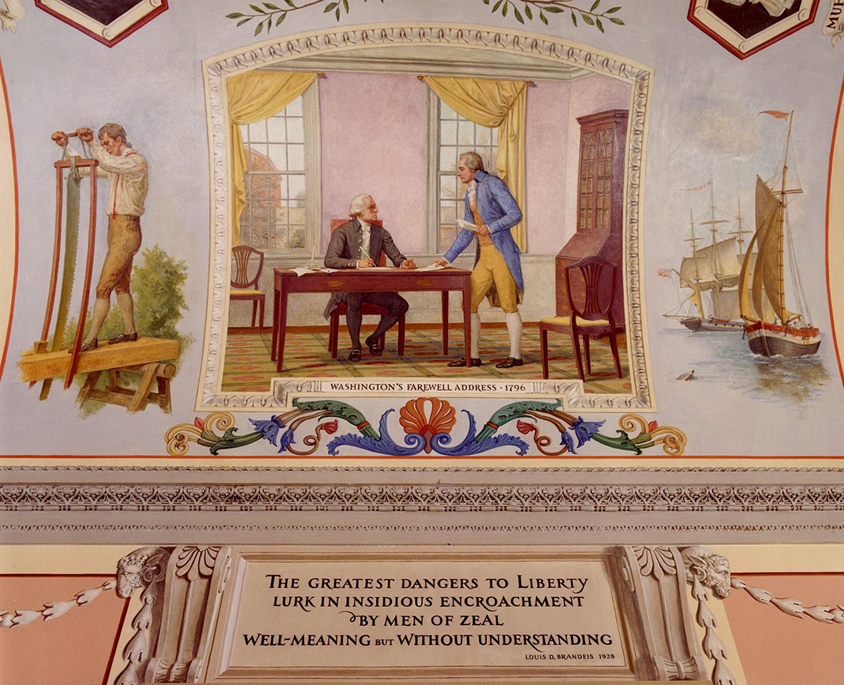 Great Experiment Hall: George Washington's Farewell Address, 1796