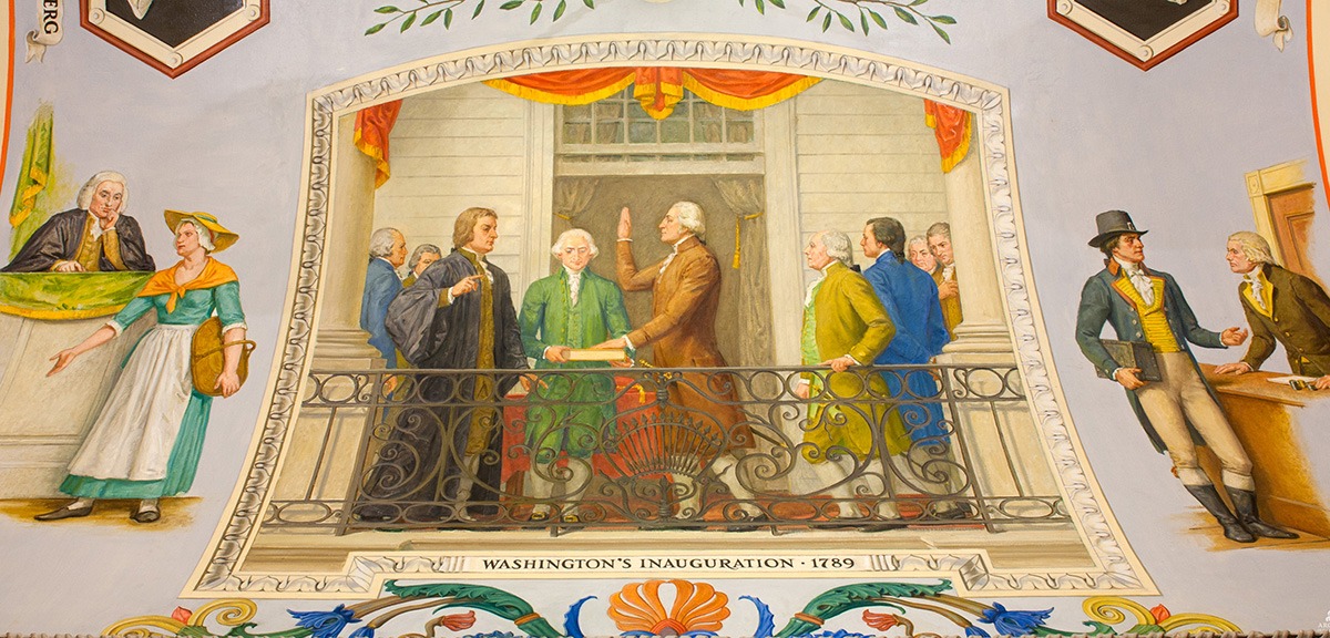 Great Experiment Hall: George Washington's Inauguration, 1789