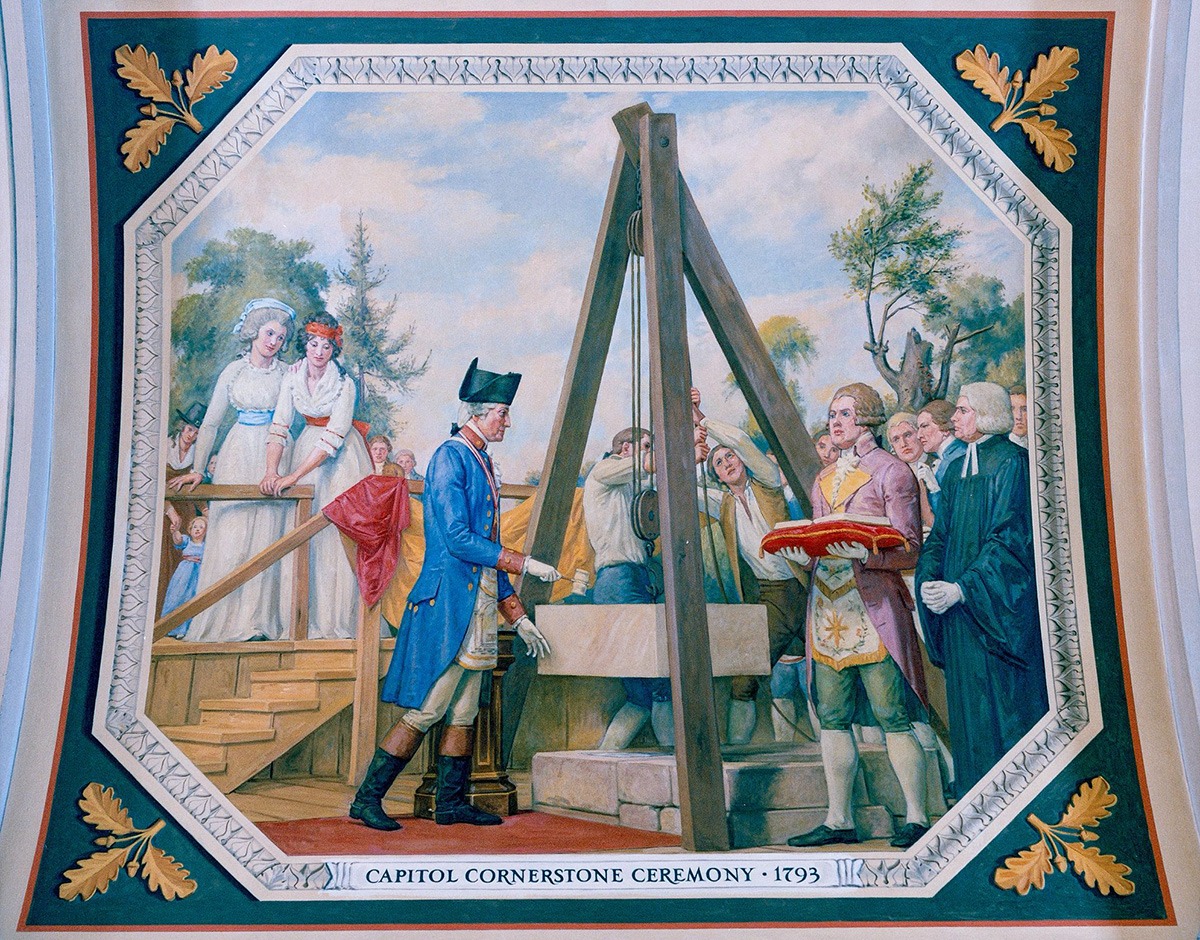 The Hall of Capitols: Capitol Cornerstone Ceremony, 1793