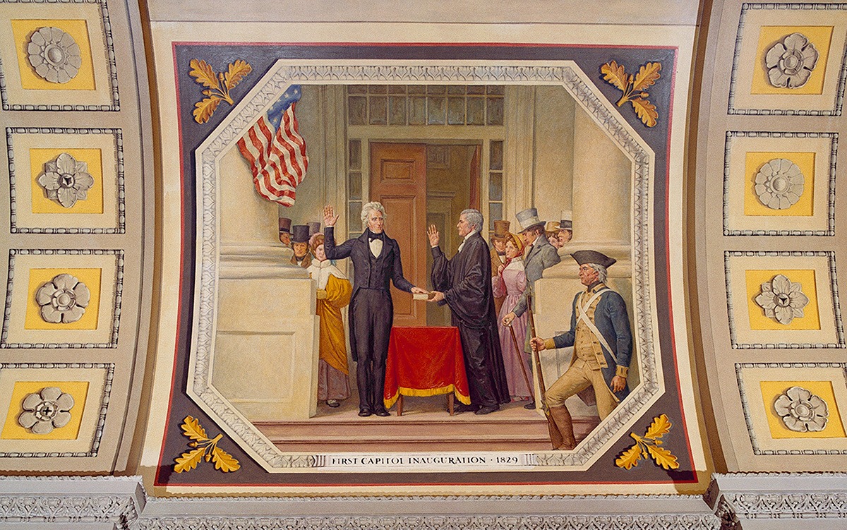 The Hall of Capitols: First Capitol Inauguration, 1829