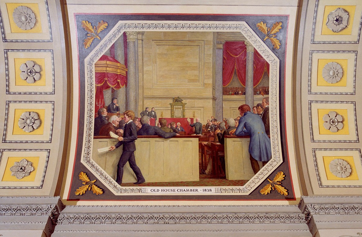 The Hall of Capitols: Old House Chambers, 1838