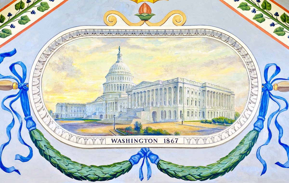 The Hall of Capitols: Washington, 1867
