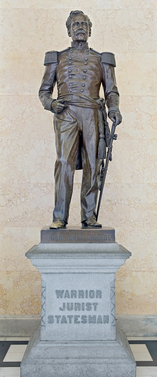 National Statuary Hall: James Shields, Illinois