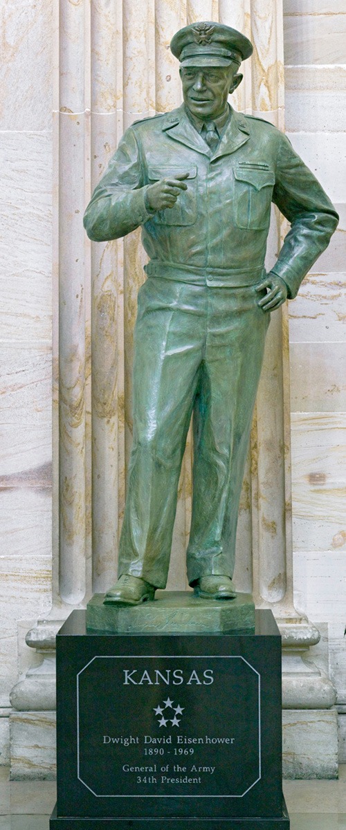 National Statuary Hall: Dwight Eisenhower, Kansas