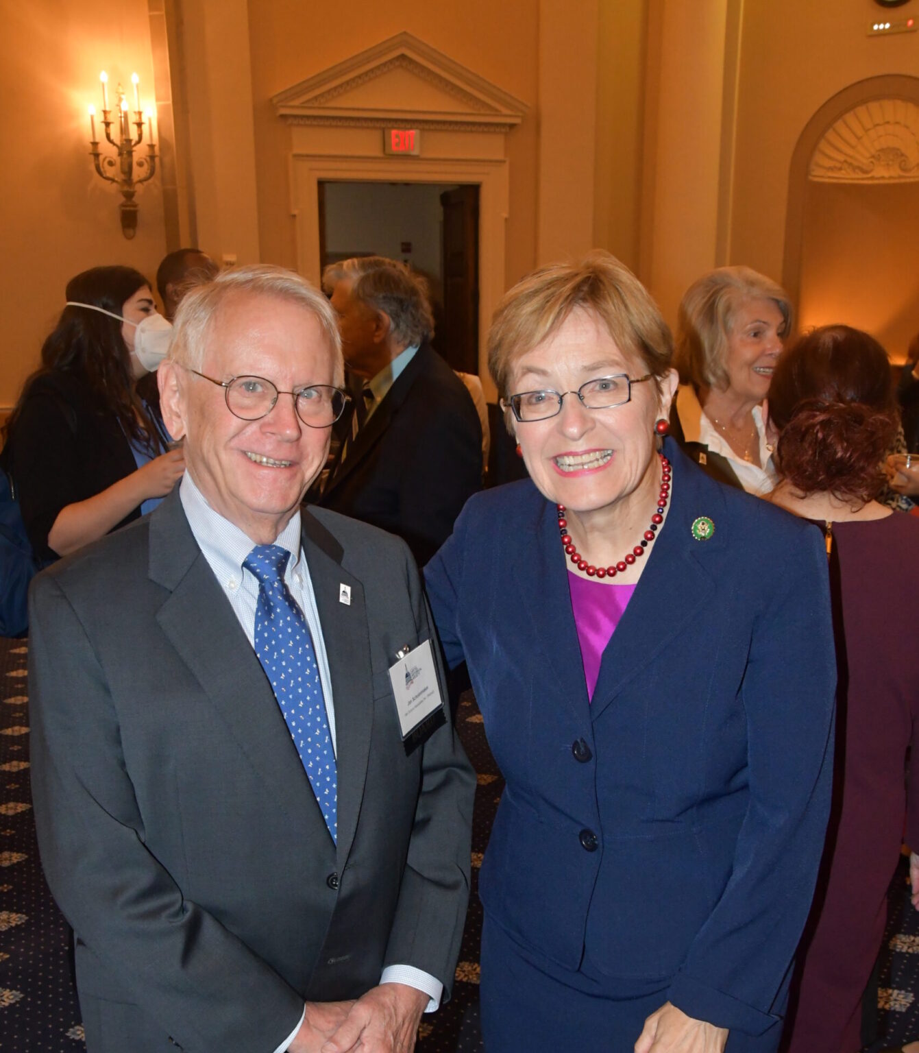 USCHS Trustee Jan Schoonmaker with Congresswoman Marcy Kaptur (OH-09) - Photos (c) Bruce Guthrie
