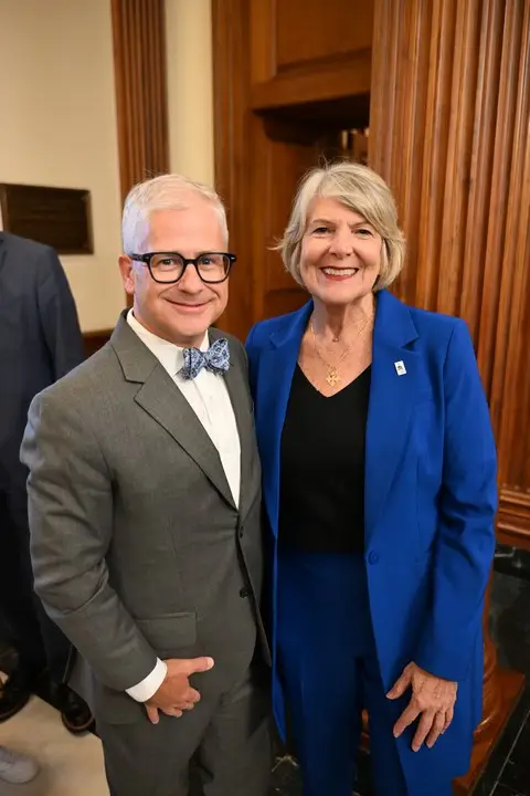 Congressman Patrick McHenry and the Hon. Jane L. Campbell
