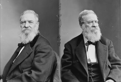 These photographs of Brumidi late in life are part of the Brady-Handy Photograph
Collection.

Credit: The Library of Congress, Prints & Photographs
Division
