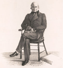 John Quincy Adams, c. 1843, lithograph by
P. Haas taken from his own daguerreotype.

Credit: The Library of Congress, Prints & Photographs
Division