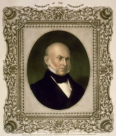 John Quincy Adams, c. 1846, by Albert Newson (artist) and Peter Duval (lithographer).

Credit: The Library of Congress, Prints & Photographs
Division